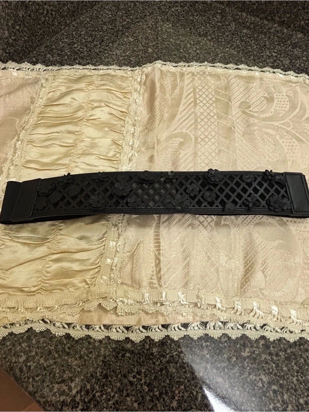 Floral Lattice Belt